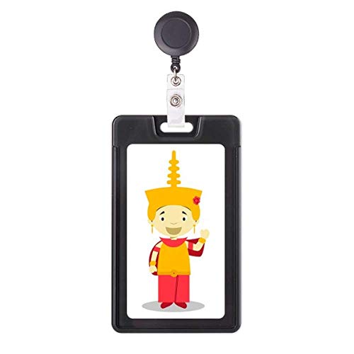 Étui rétractable pour badge pour ne plus perdre votre carte chapeau Cambodge