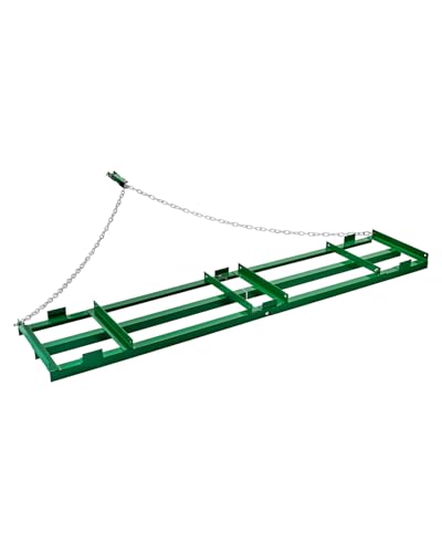 VEVOR Rastrillo de Arrastre 243,5x50 cm Cadena de 183 mm Rastrillo para Nivelación de Caminos de Acceso para Vehículos Todo Terreno, UTV, Tractores, Cortacéspedes, Herramienta de Nivelación de Césped