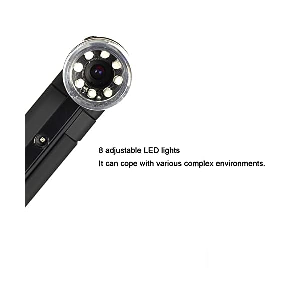 YDYBY LCD Digital USB Mikroskop, 3.5 Zoll 1080P 5 Megapixel 500X HD Vergrößerung Zoom Mikroskopkamer mit 8 LED Leuchte… – Bild 4