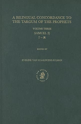 Bilingual Concordance to the Targum of the Prophets, Volume 3 Samuel (I) (Aramaic Edition)