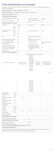 Réfrigérateur combiné Schneider 249L blanc pour conserver vos repas faits maison - 5