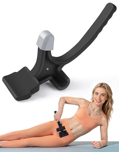 JOMARIUS Psoas Release Tool and Hip Hook - Fully Adjustable Design for Iliacus Relief Back & Posture Support Sciatica Pain Relief Hip Flexor Release Tool and Trigger Point Massage Tool Black