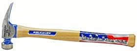 Miniatura 2 de Vaughan 103-00 Martillo California para enmarcar de 23 onzas, cara fresada y mango de madera de 17 pulgadas