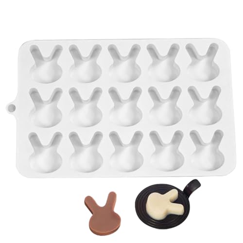 driattie Molde De Silicona Para Pascua - Plantilla para Hornear | Figuras de Conejo de Pascua para Chocolate,para Hornear, Gelatinas, Galletas, Fondant, Caramelos, Chocolates, Artesanía de Resina,