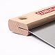 COMENSAL® Zahnspachtel - Kleberspachtel - 4er set 4x4 mm, 6x6 mm, 8x8 mm,150 mm - Trapezspachtel - Holzgriff - zum Auftragen von Kleber - Made in EU