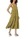 The Drop Women's Britt Tiered Maxi Tent Dress, Olive Oil, L