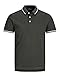 Jack & Jones Herren Jjepaulos 2pk Mp Polo Shirt, Navy Blazer, S EU