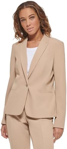 Tommy Hilfiger Women's Single Button Business Blazer