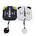 SEACLOUD 2PCS Mini Golf Tally Counter Clicker Turning Technology up to 99 Score Stroke Counter Strike up for Golf Game(B1+W2)
