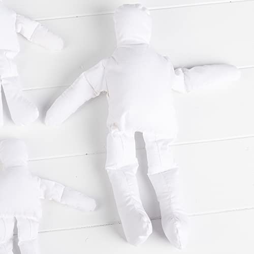 Grupo de 4 cuerpos de muñeca de tela 8 y 12 pulgadas miniatura 5