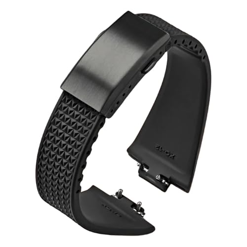 Bracelet montre caoutchouc FKM Tissot PRX 35mm 40mm boucle pliante dégagement rapide