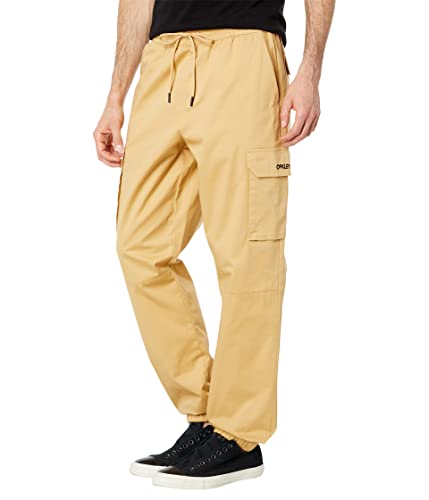 Oakley Men's Cargo Jogger Sweatpants,Large,Light Curry