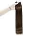 Full Shine 18 Inch Weft Hair Extensions Human Hair Color Medium Brown Extensions 105G Sew In Extensions Remy Human Hair Weft Sew In