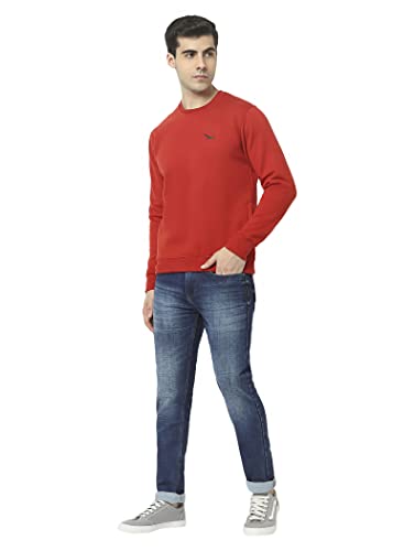 Image of HiFlyers Men's Cotton Blend Casual Crew Neck Sweatshirt