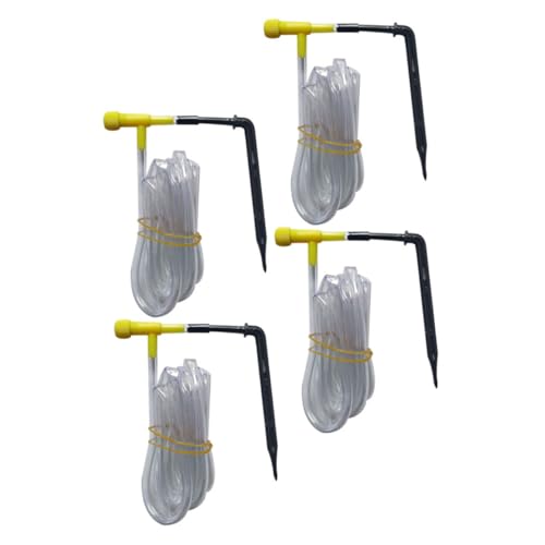 Happyyami 4 Piezas de riego por Goteo para Plantas en macetas regadera automática regaderas para Plantas de Exterior Dispositivo de riego por Goteo de Plantas Picos de riego