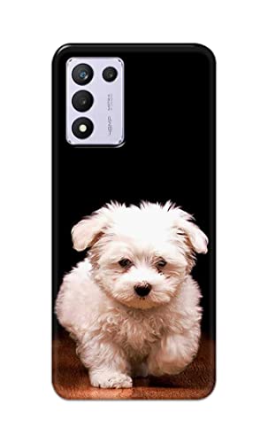 Image of PRINTFIDAA� Printed Hard Back Cover Case for Realme 9 5G Speed Edition | Realme 9 5G SE | Realme 9 SE 5G Back Cover (Puppy Dog) -2808
