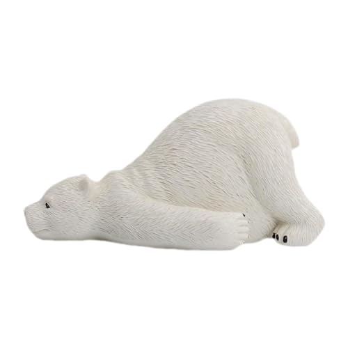 Toilet Floor Bolt Cap, Easy to Install Bear Statue Toilet Bolt Cover for Hotel