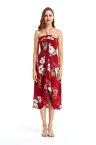 Image of Matchable Couple Hawaiian Shirt or Dress Signature Prints Pineapple | Sold Individually; Matchable Couple Collection; Soft Comfortable Fabric; Signature Tropical Prints; Vacation Ready