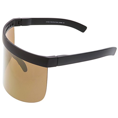 Image of zeroUV Visor Sunglasses for Men and Women, Futuristic Face Shield Glasses with UV400 Protection 172mm