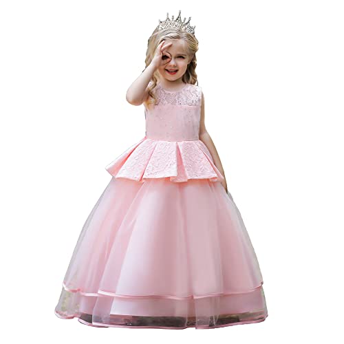 Vestidos de comunión rosa y trajes de fiesta de cumpleaños