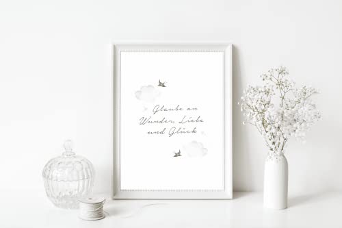 double critical Lemmami Papeterie Set of 3 Boho Decorative Wall Pictures Children's Room Baby Room Poster Pictures Girls Boys (Fairy Tale Castle Carriage Princess) - Image 4