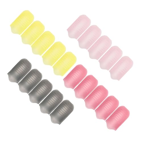 Homoyoyo 20 piezas Pinzas Ajustables para Uñas con Clips de Removedor de Esmalte Herramienta Profesional para Quitar Esmalte Semipermanente y Uñas Postizas Compatibles Tipo de