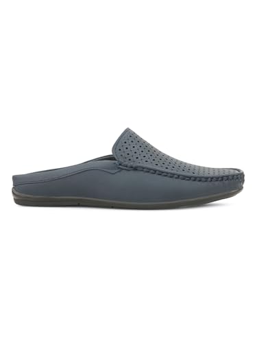 Image of SIR CORBETT Leather Back Open Mule Loafers Shoes for Men (Size 6 to 13)