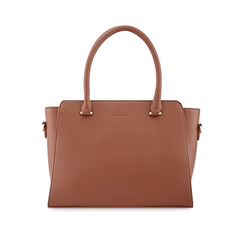 Image of Fastrack Solid Classic Satchel Bag for Women, Girls and Ladies | Made up of Premium Faux Leather | Fits Upto 11 inch iPad or Tablet