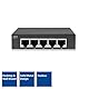 ACT 5 Port Netzwerkswitch, 5 Port Gigabit Ethernet Switch, Port LEDs, 1000Mbps LAN Switch, Metallgehäuse - AC4415