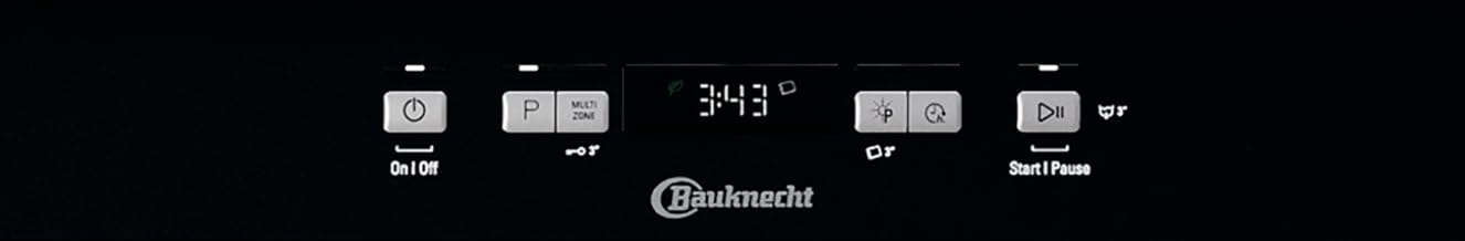 Bauknecht BK4UB14BN7A0X Unterbau-Geschirrspüler 60 cm ActiveDry Startzeitvorwahl MultiZone Besteckschublade