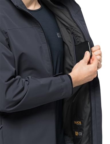 Chaqueta Jack Wolfskin Besler 2L impermeable y cortavientos con capucha para monta&ntilde;a 5