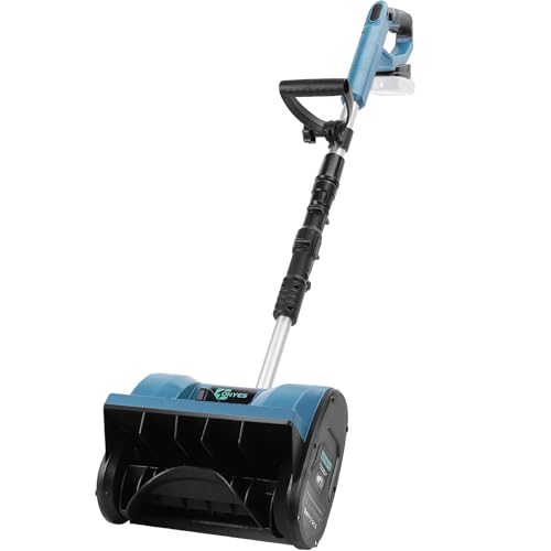 Akku Schneeschaufel Fit für Makita 18V Akku Einstellbarer vorderer Griff/Höhe für Fahrbahnfreigabe (Batterie Nicht im Lieferumfang enthalten)