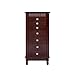 Powell Contemporary Merlot Jewelry Armoire