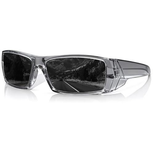 Image of WISTON Z87 Sunglasses Wrap Around Sunglasses for Men Rectangular Safety Glasses UV400 for Sport Working 8231
