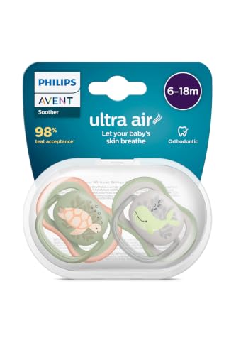 Philips Avent Ultra Air Pacifier 6-18M BOY X2