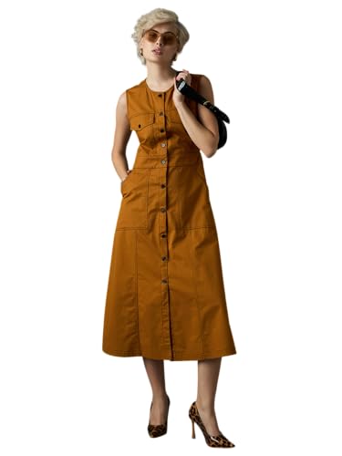 Image of Sassafras Women Waist Cut-Out Midi Dress