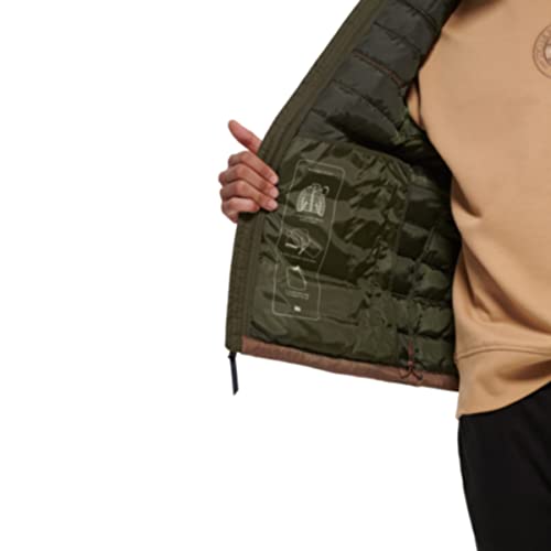 Image of Tommy Hilfiger Mens Embroidered Logo Puffer Jacket