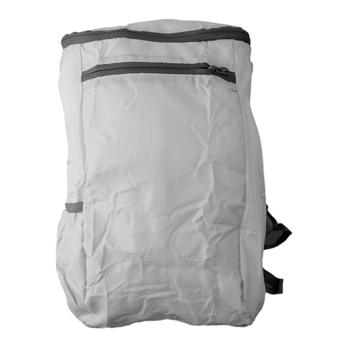 Zaino impermeabile da 10 l, portatile, pieghevole, per sport all'aria aperta, per escursionismo, design leggero (grigio)