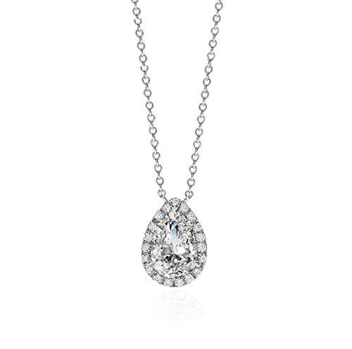 Twinkle Teardrop Inlay Zircon Sun NecklaceDł