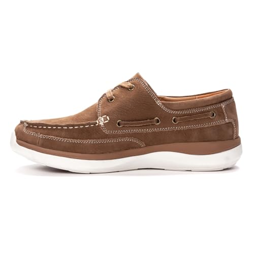 Propet Mens Pomeroy Boat Casual Shoes - Brown4