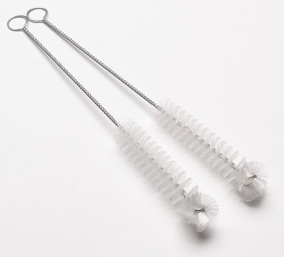 Graham-Field Cepillo de tubo de ensayo  Herramienta de limpieza de tubería de vidrio para botellas, cerdas de 34 pulgadas x 3-12 pulgadas, paquete