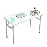DlandHome 47 inches Folding Table Computer Desk Portable Table Activity Table Conference Table Home...