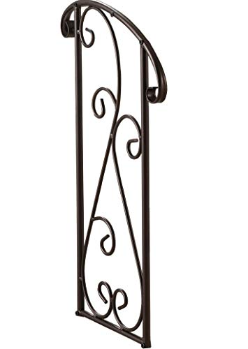 Kings Brand Furniture - Coffee Brown Metal Free Standing Towel Rack Stand With Shelf #TOP3