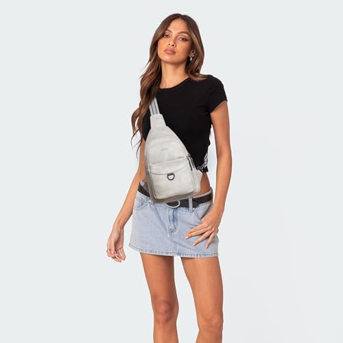 Image of LATMAP 7L Sling Bag for Women Men Crossbody Belt Bag Small Travel Sling Backpack Anti Theft Chest Daypack Purse Faux Leather