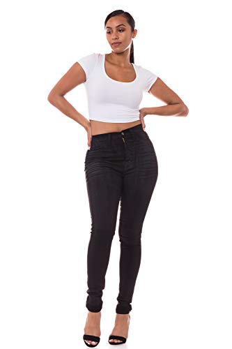 Aphrodite High Waisted Jeans for Women – Basic High Rise Waist Skinny Slim Fit Stretch Denim Pants