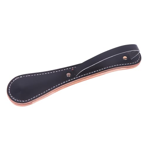 KRJGOERG Classic Boston Leather Racket Multi-function Cowhide Contains Lead Block Portable Tactical Tool