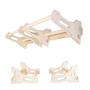Gorletic Multifunktionale Klimmzugstange mit Holzleiste