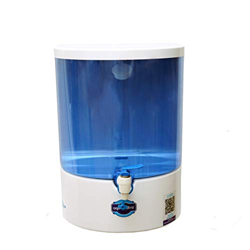 Image of Aqua Ultra Mountain water 9-L RO+UV best Water Purifier for Home, Kitchen Fully Automatic-crystal-clear detachable storage smart UV LED disinfection tank, power on-off LED indicator.