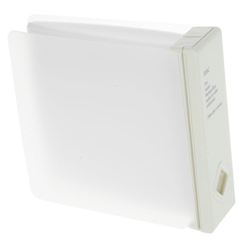 Garneck Caja de Almacenamiento para Cd y Dvd de Plástico Portátil Capacidad para Discos Diseño Resistente y Fácil de Usar Protección contra Organizador Práctico para Discos Ópticos