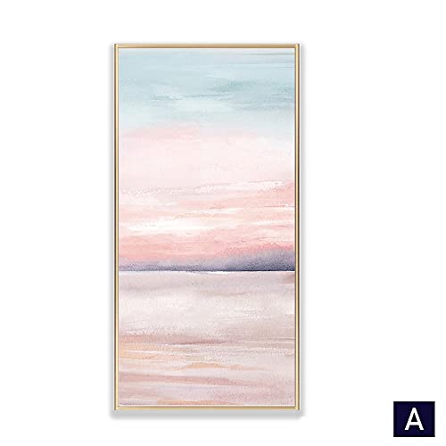 Art mural moderne rose : transformez vos murs vides avec cette toile - 4